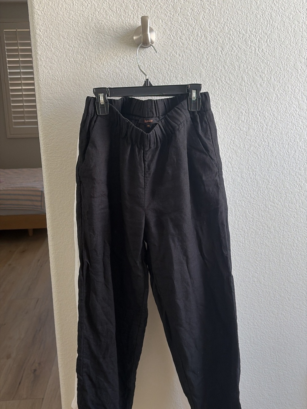 Quince 100% European Linen Pants – Black | XS